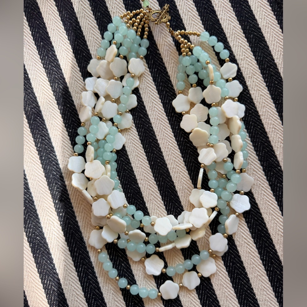 Floral Beaded Necklace